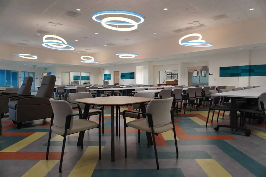 San Ysidro Health collaborative meeting and lounge furniture in Downtown San Diego