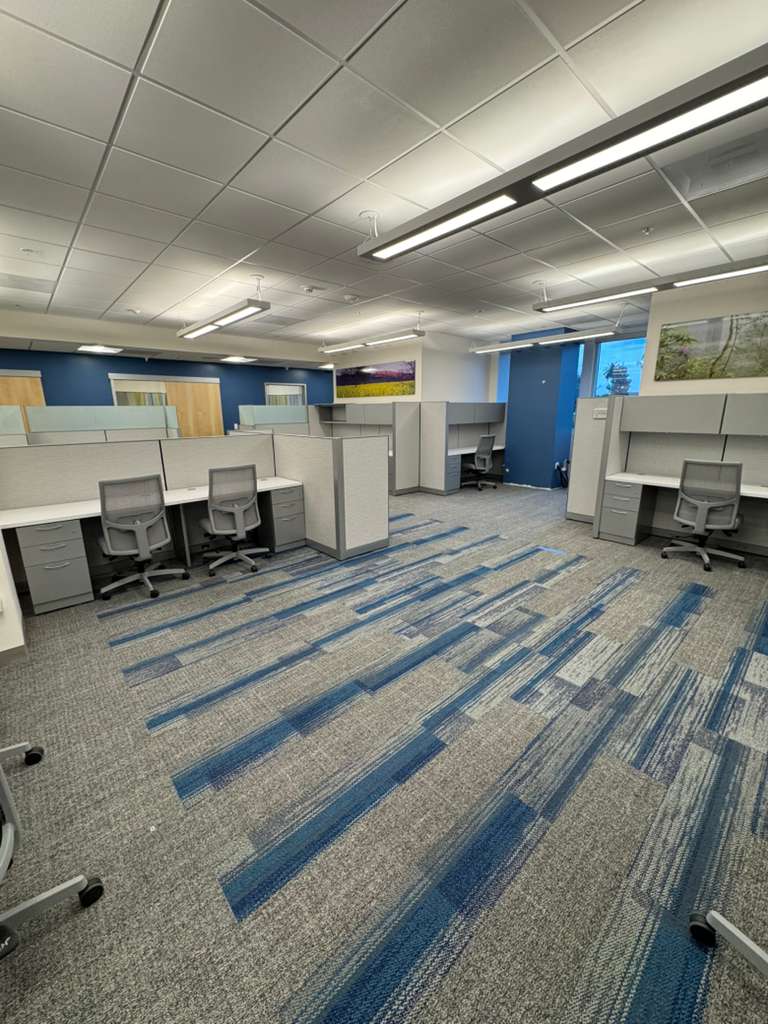 San Ysidro Health open office workstation furniture in Downtown San Diego
