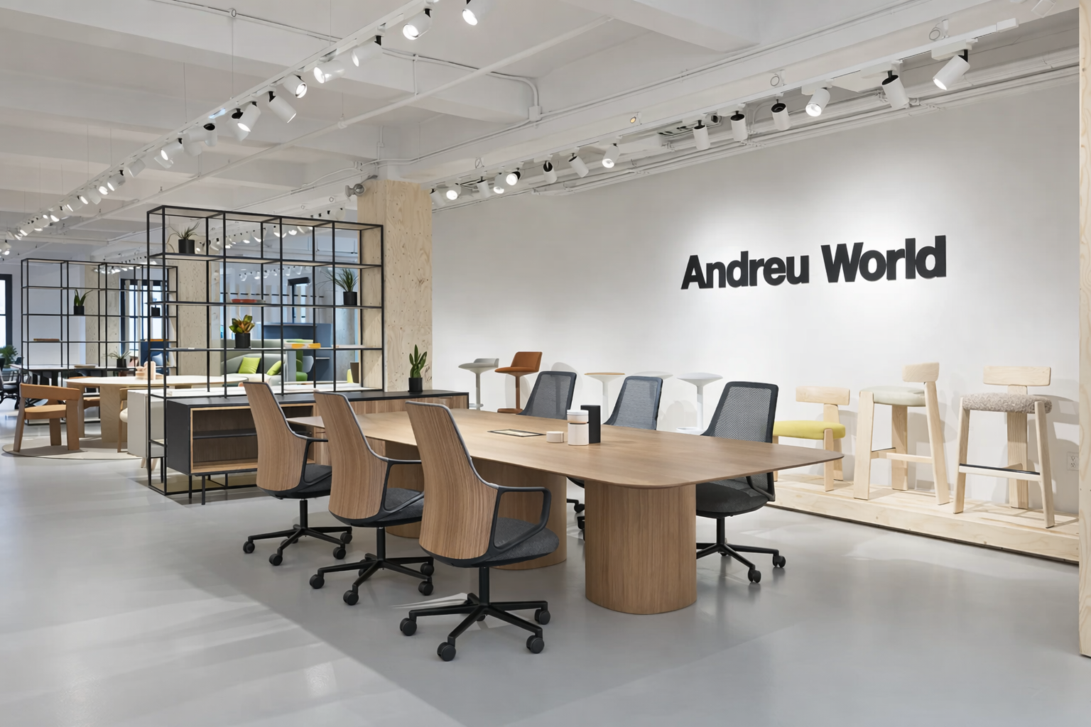 Andreu World Flex chair in San Diego commercial conference room — Mobiliti Interiors
