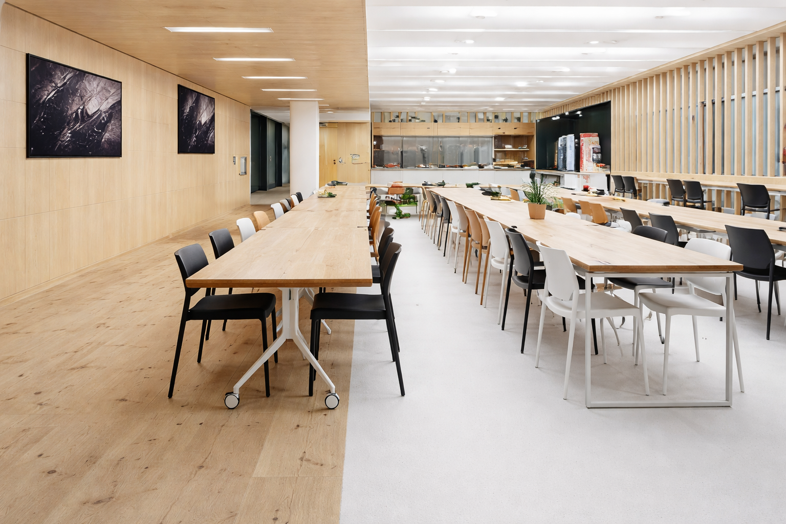 Global Furniture ergonomic office chairs in modern San Diego workspace — Mobiliti Interiors