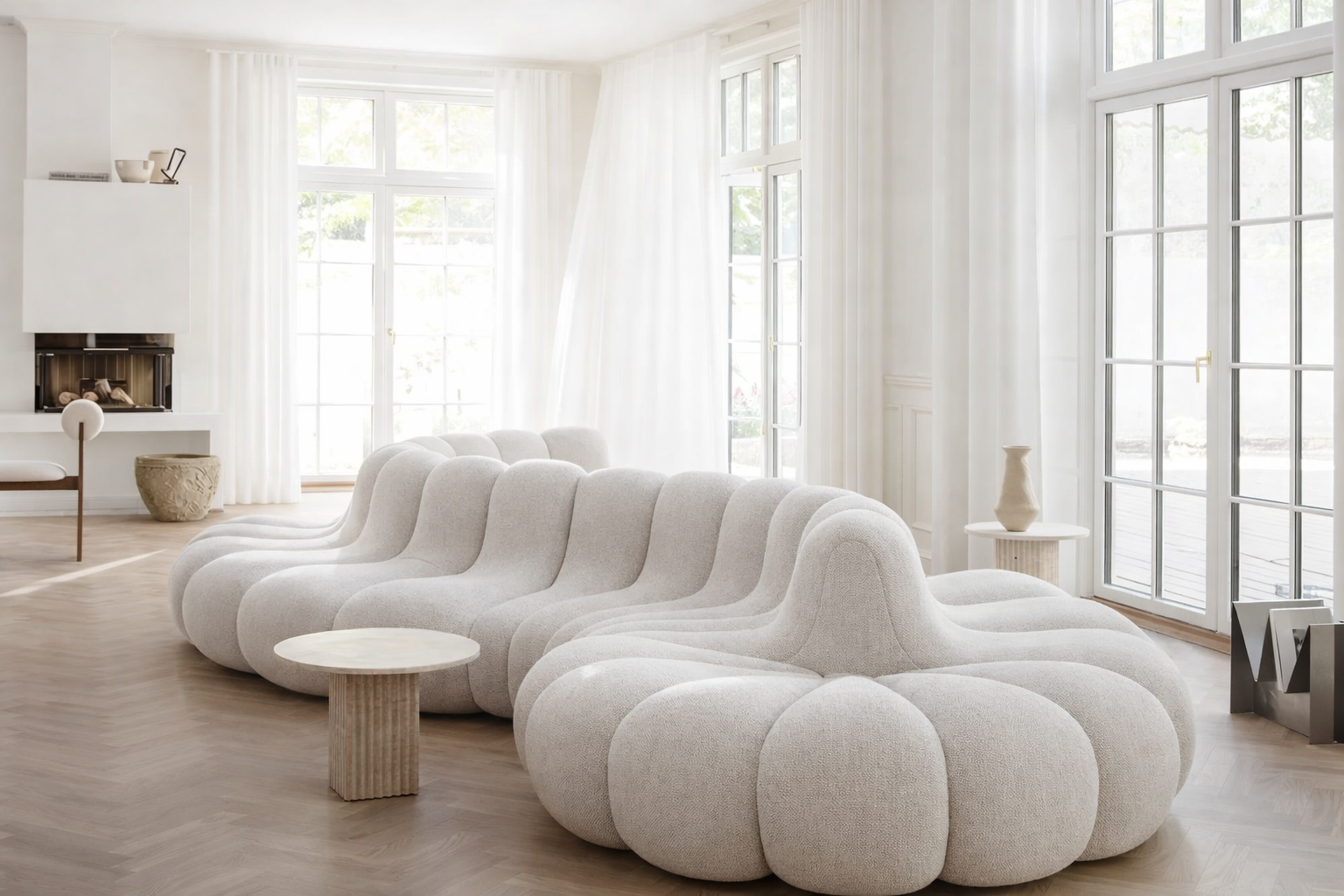 NORR11 Bull lounge chair in contemporary San Diego commercial interior — Mobiliti Interiors
